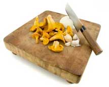 Chanterelles are great for mushroom recipes
