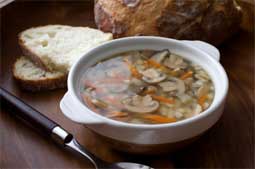 Mushroom barley soup recipe
