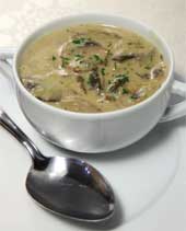 Wild mushroom soup recipe