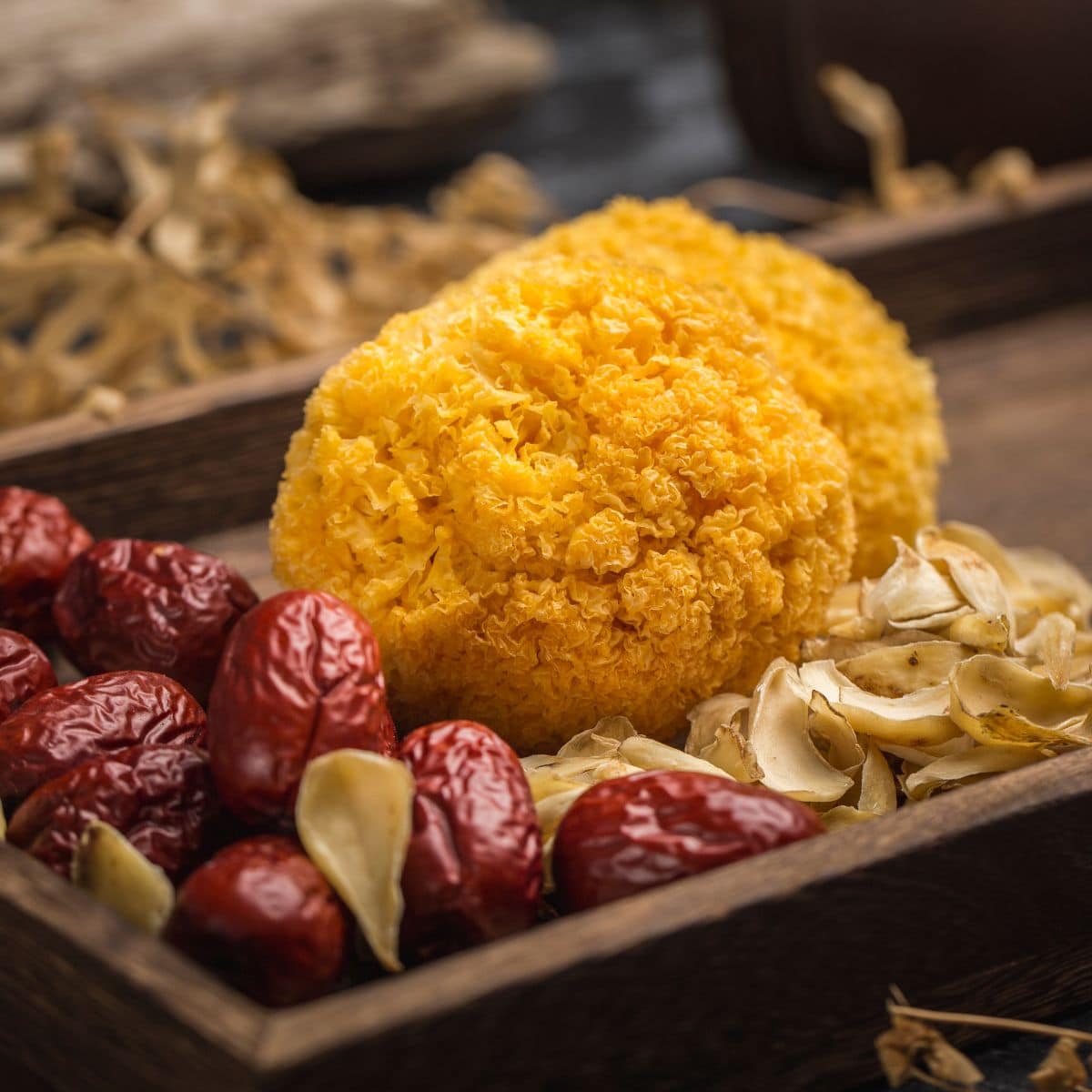 dried golden ear fungus