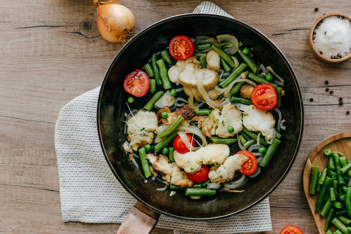 lions mane mushroom dish