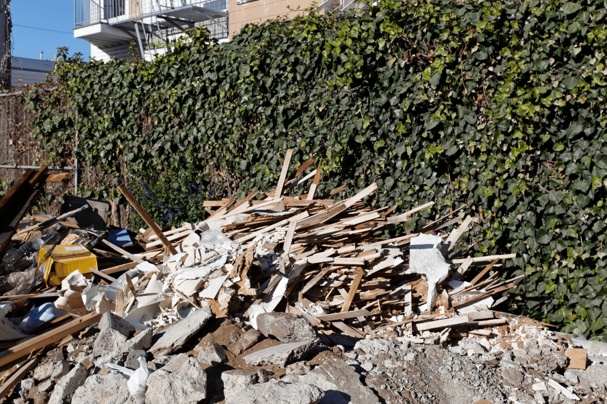 construction debris